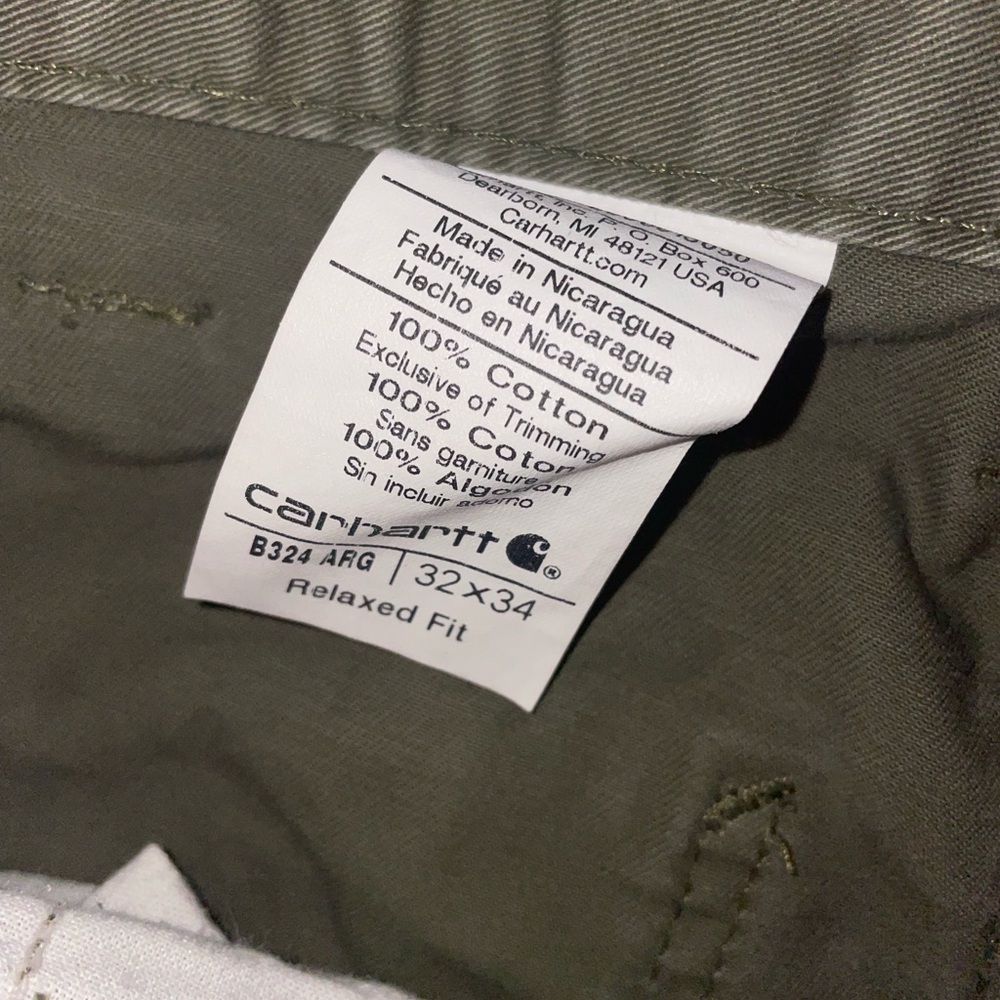 Carhartt Utility Pants 32x34 Olive Green - Picture 4 of 6